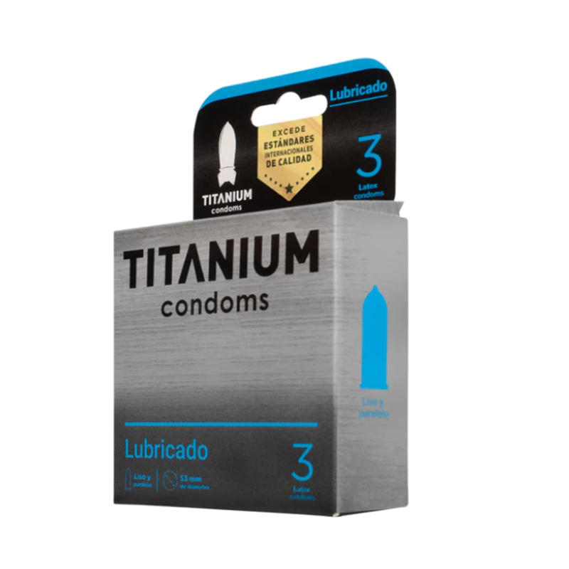 Ha llegado la hora de disfrutar de la comodidad y la seguridad en la cama con los Condones Titanium Lubricado x 3, que, gracias a su tecnología, este excede los estándares de calidad al estar elaborado con látex premium.