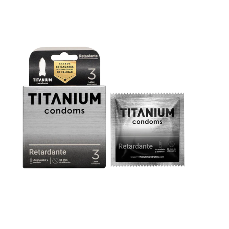 Condones Titanium Retardante x 3 2