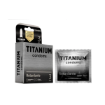 Condones Titanium Retardante x 3